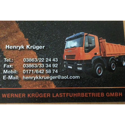 Logo von Werner Krüger Lastfuhrbetrieb GmbH