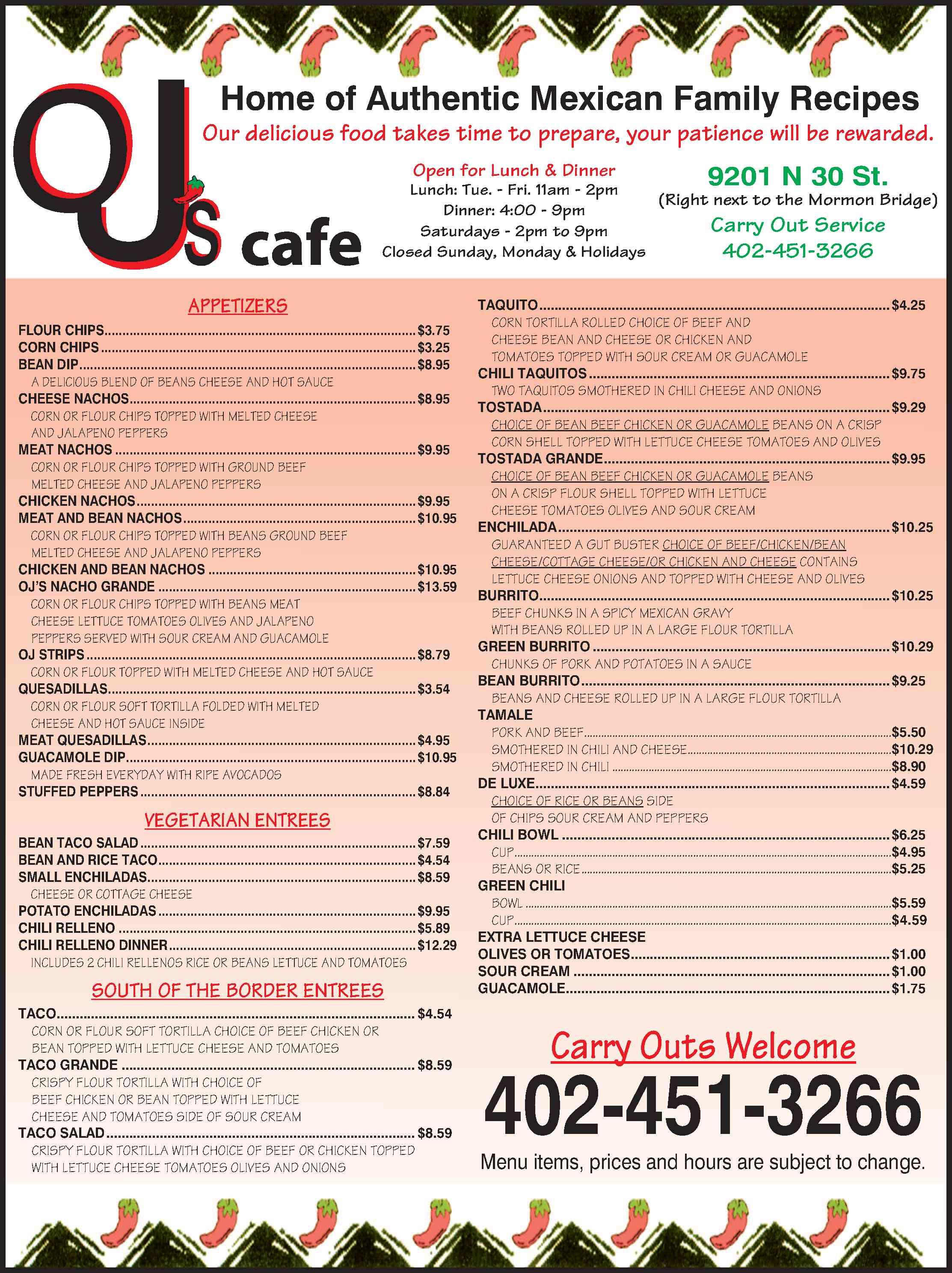 O J's Cafe - Omaha, NE 68112 - (402)451-3266 | ShowMeLocal.com