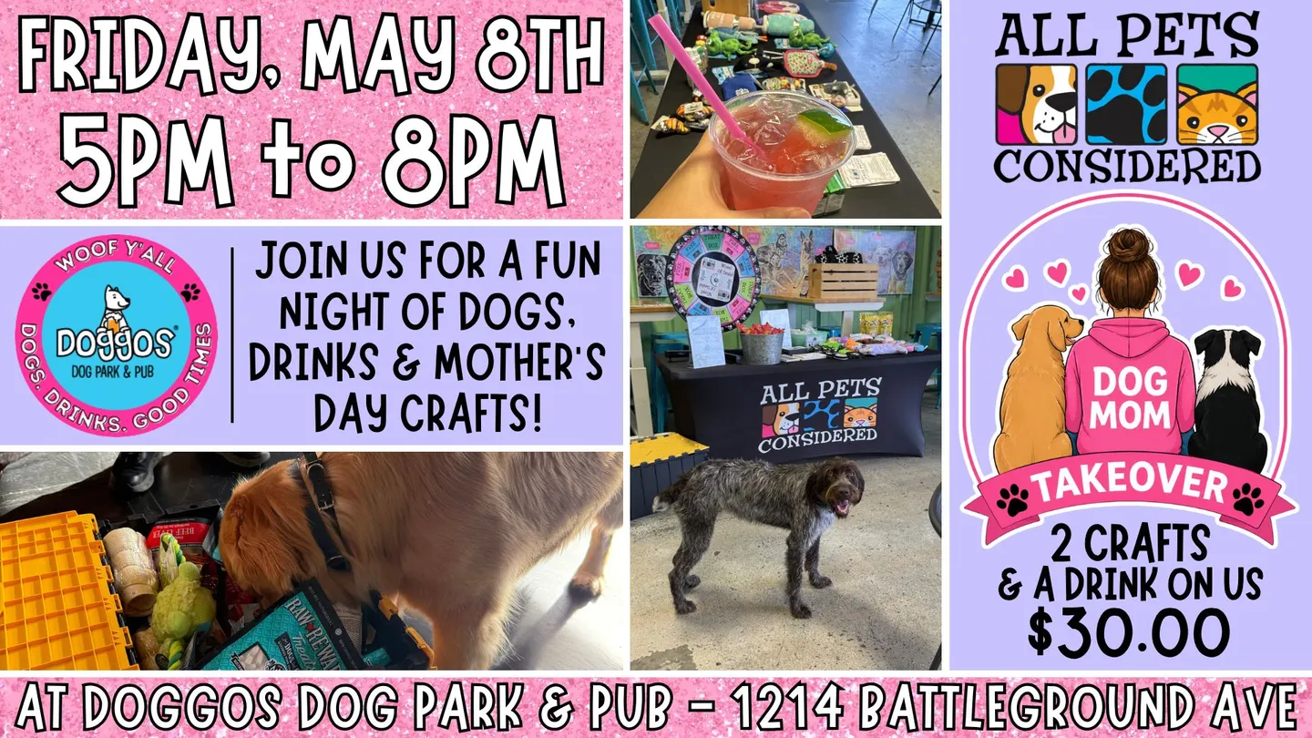 Image of Local Pet Event APC Dog Mom Takeover at Doggos Dog Park & Pub Nearby
