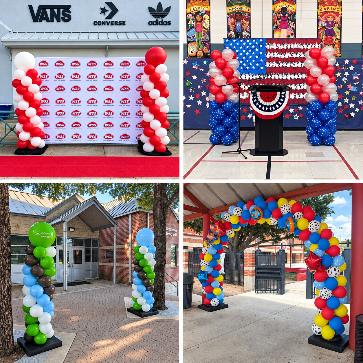 Elevate each celebration with custom balloon columns from Balloons Design and Delivery! Perfect for  