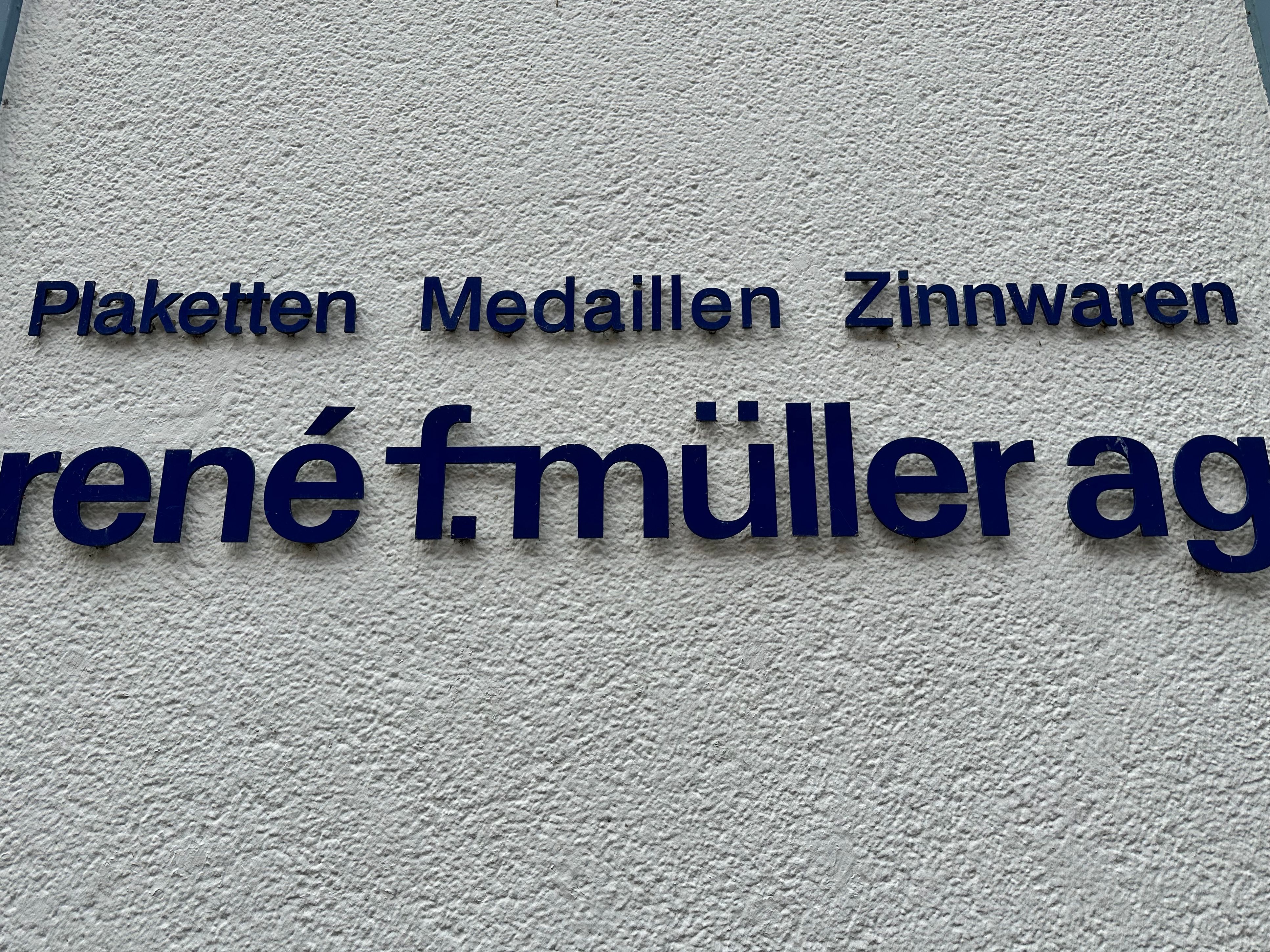 Bilder René F. Müller AG Plaketten & Medaillen