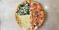 White, White & Spinach, and Margherita Pizza