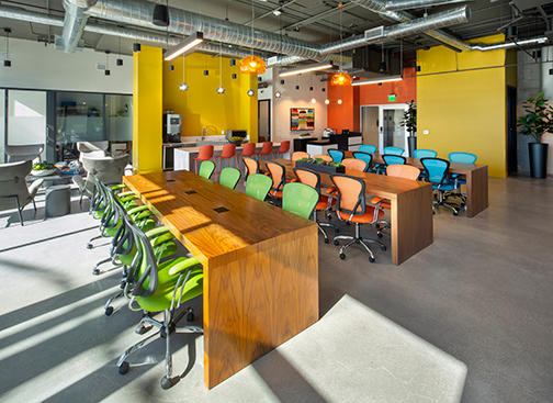 Q Work Woodland Hills Coworking area