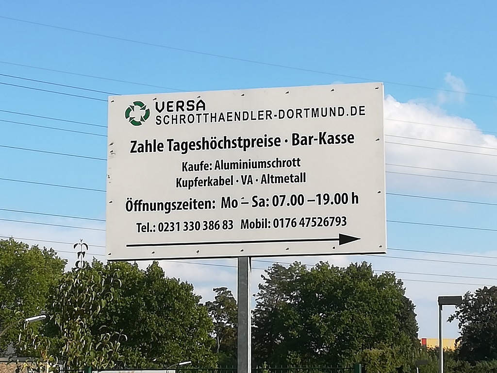 Versa Schrotthandel UG (haftungsbes, Ezzestraße 2 in Dortmund