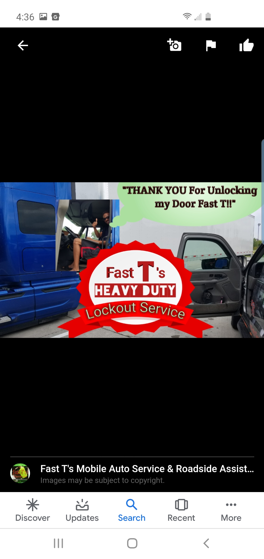 Fast T's Big Rig, car, and truck Lockout Service of Central Iowa