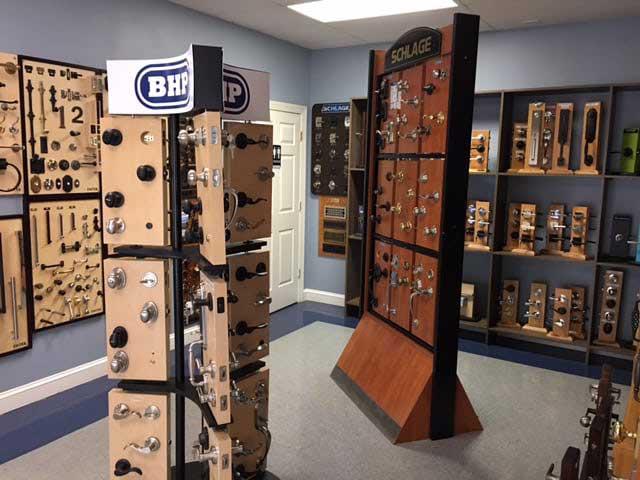 All of the keying of our door hardware is completed in-house.