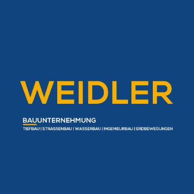 WILHELM WEIDLER GmbH & Co. KG Bauunternehmung I Tiefbau I Straßenbau I Wasserbau I Erdbau in Urbach an der Rems - Logo