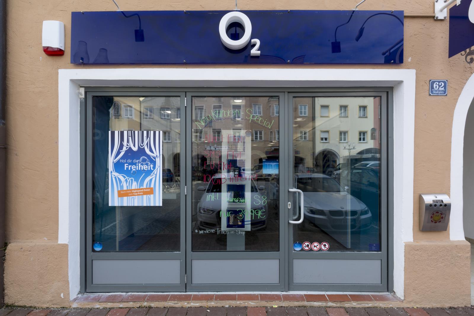 o2 Shop, Stadtplatz 62 in Mühldorf am Inn