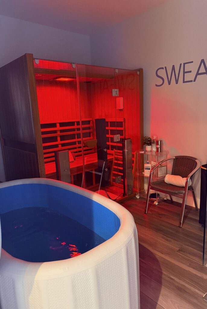 Infrared sauna & cold plunge 