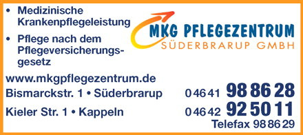 Logo MKG Pflegezentrum Süderbrarup GmbH