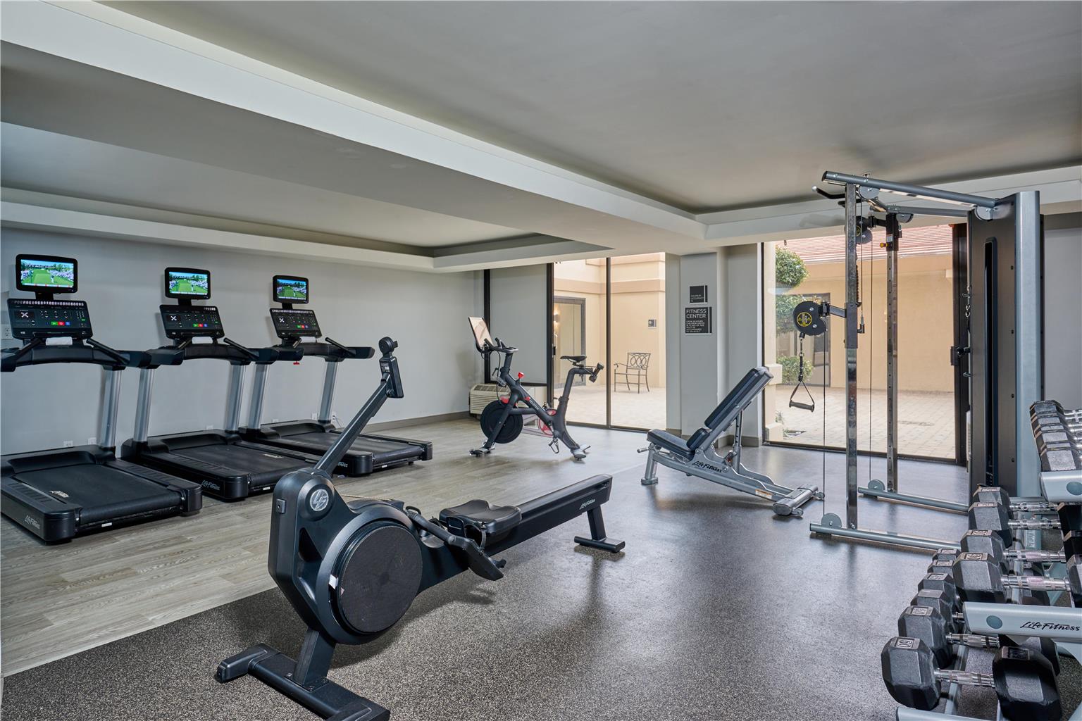 Health club  fitness center  gym