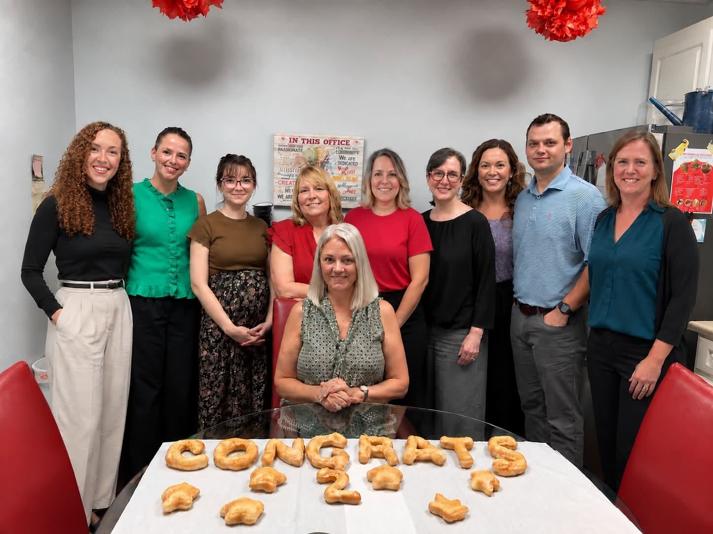 No better way to celebrate an anniversary with our team than with Daylight Donuts of Calhoun! A big thank you to their team for helping us celebrate in the sweetest way. Happy 2nd anniversary, Songia!