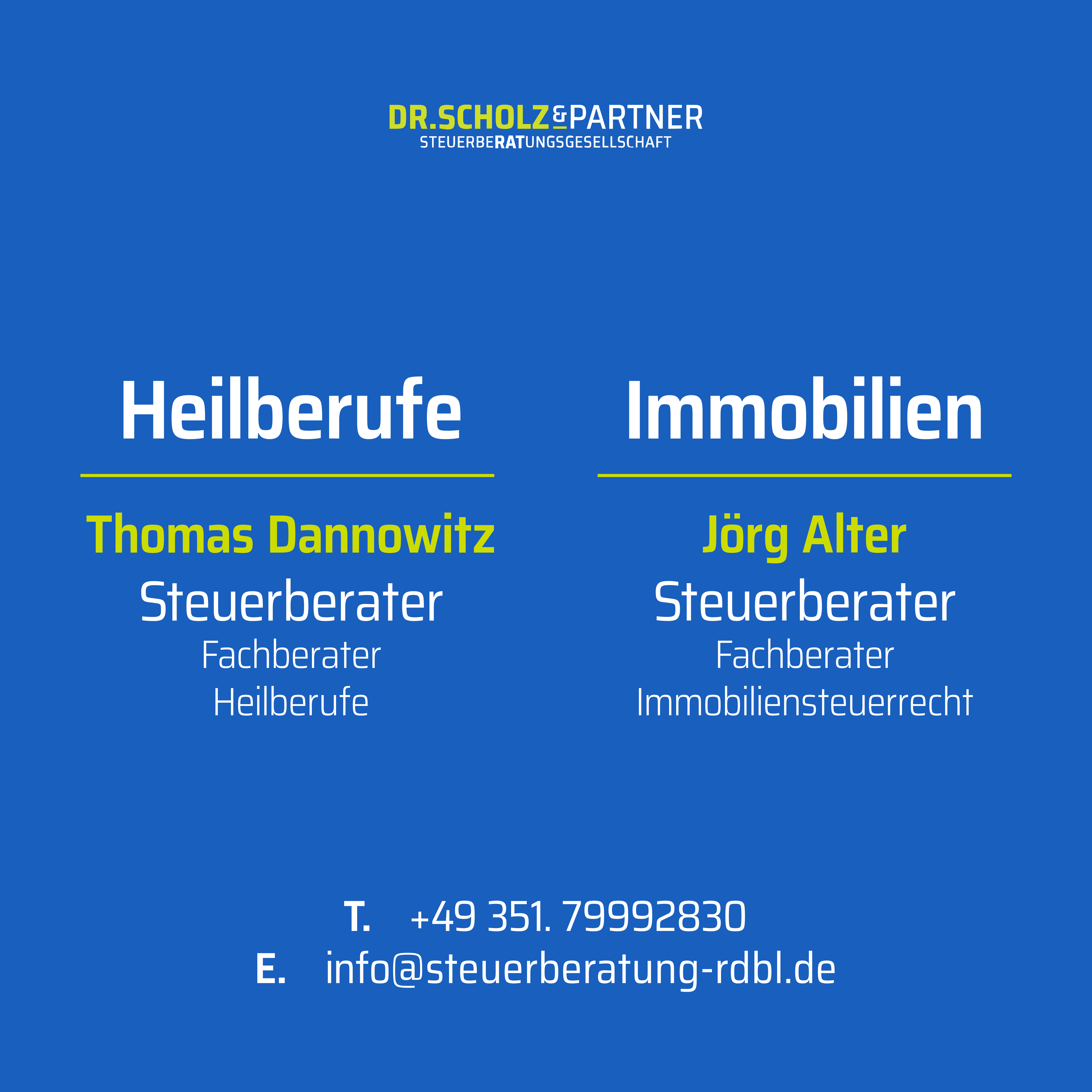 Dr. Scholz & Partner Steuerberatungsgesellschaft in Radebeul - Logo