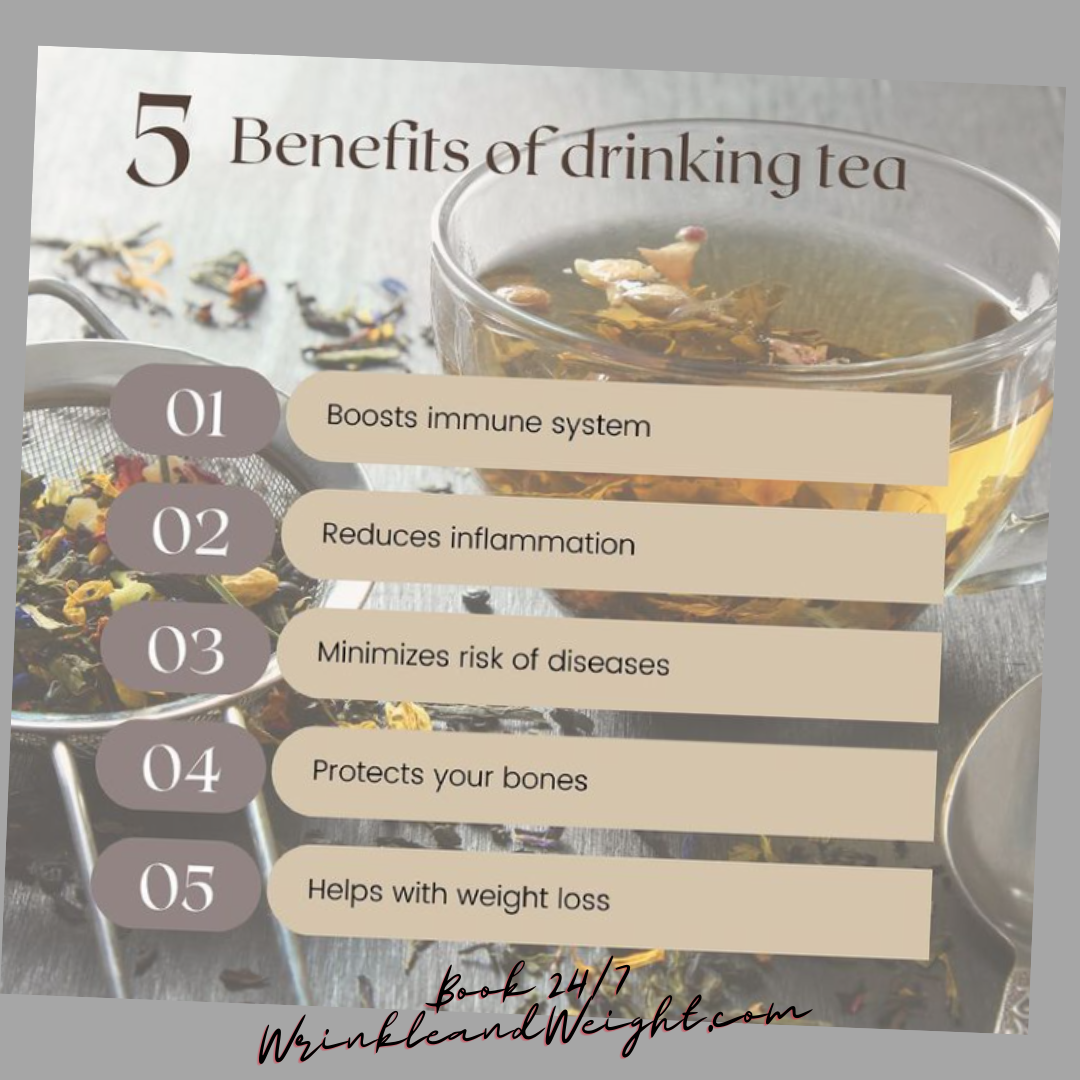 We love tea! Give it a try and enjoy these healthful benefits!