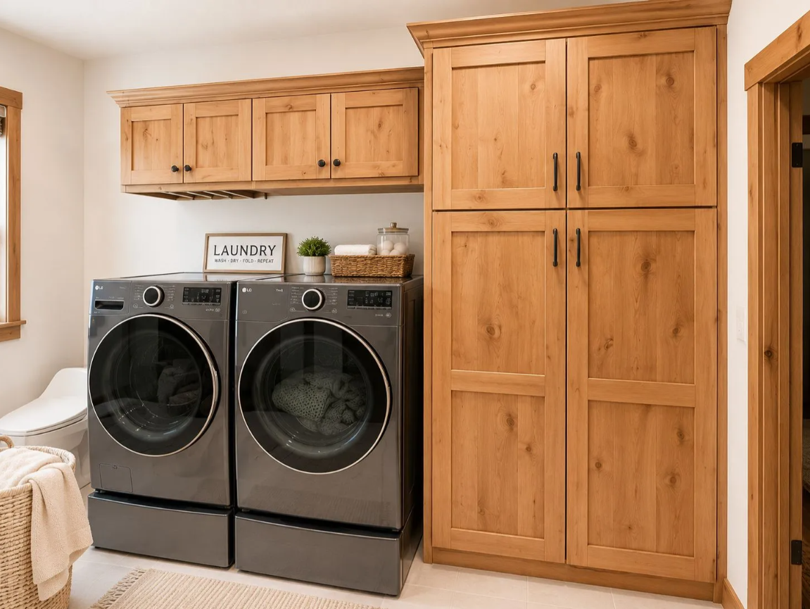 Custom Laundry & Mudroom Cabinets
