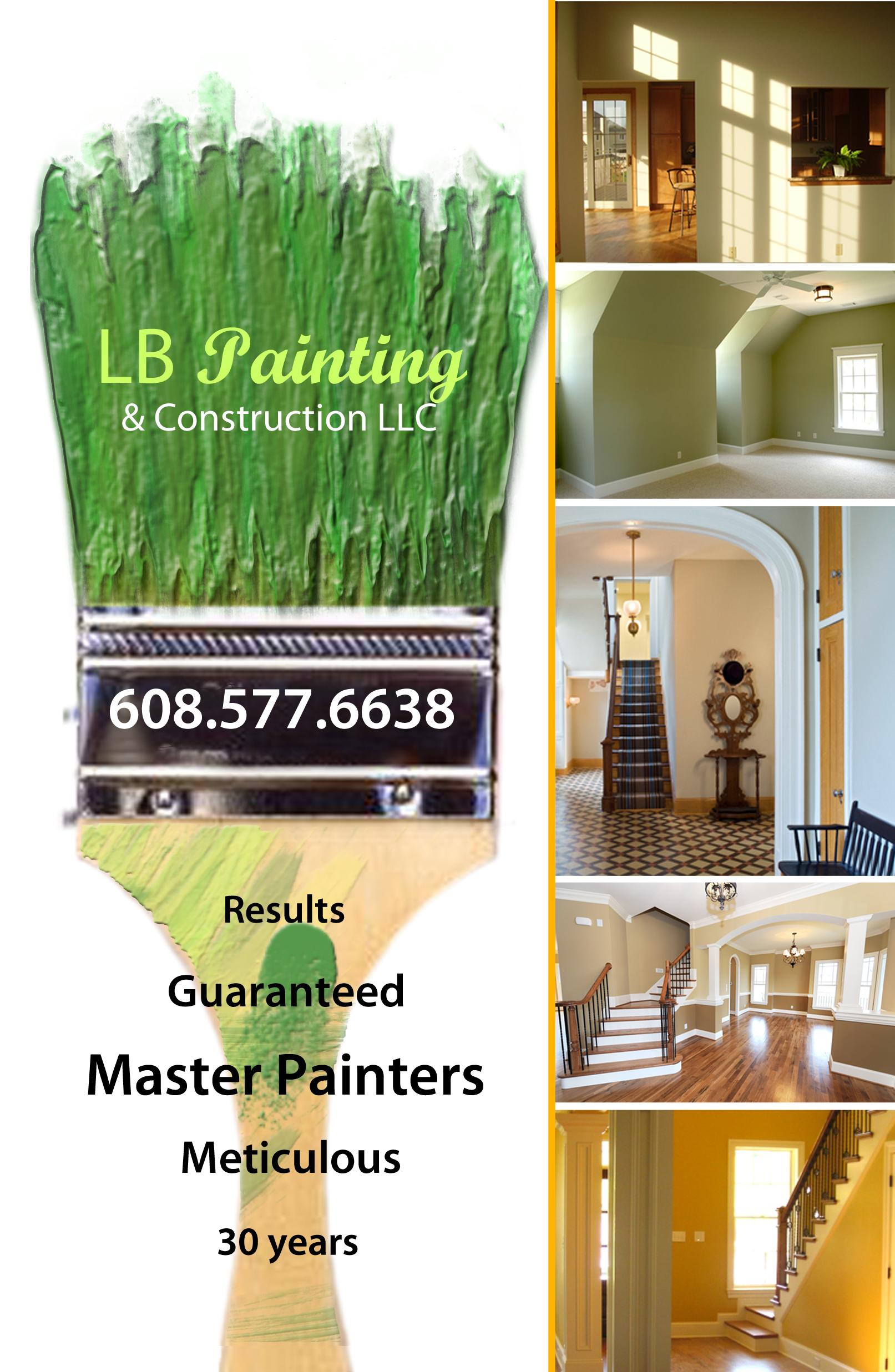 Post Card Created for LB Painting and Construction LLC