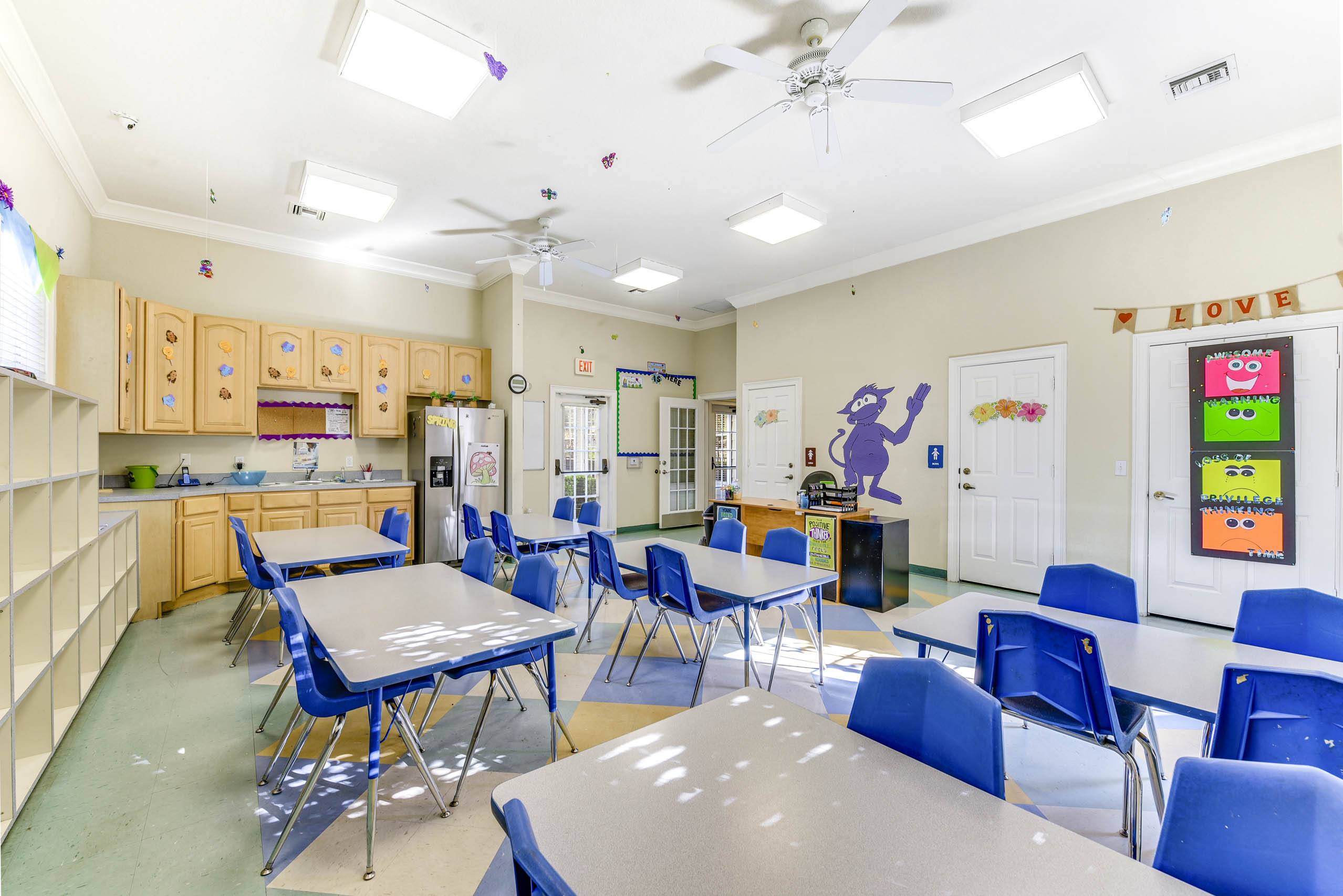 Kitchen and dining area