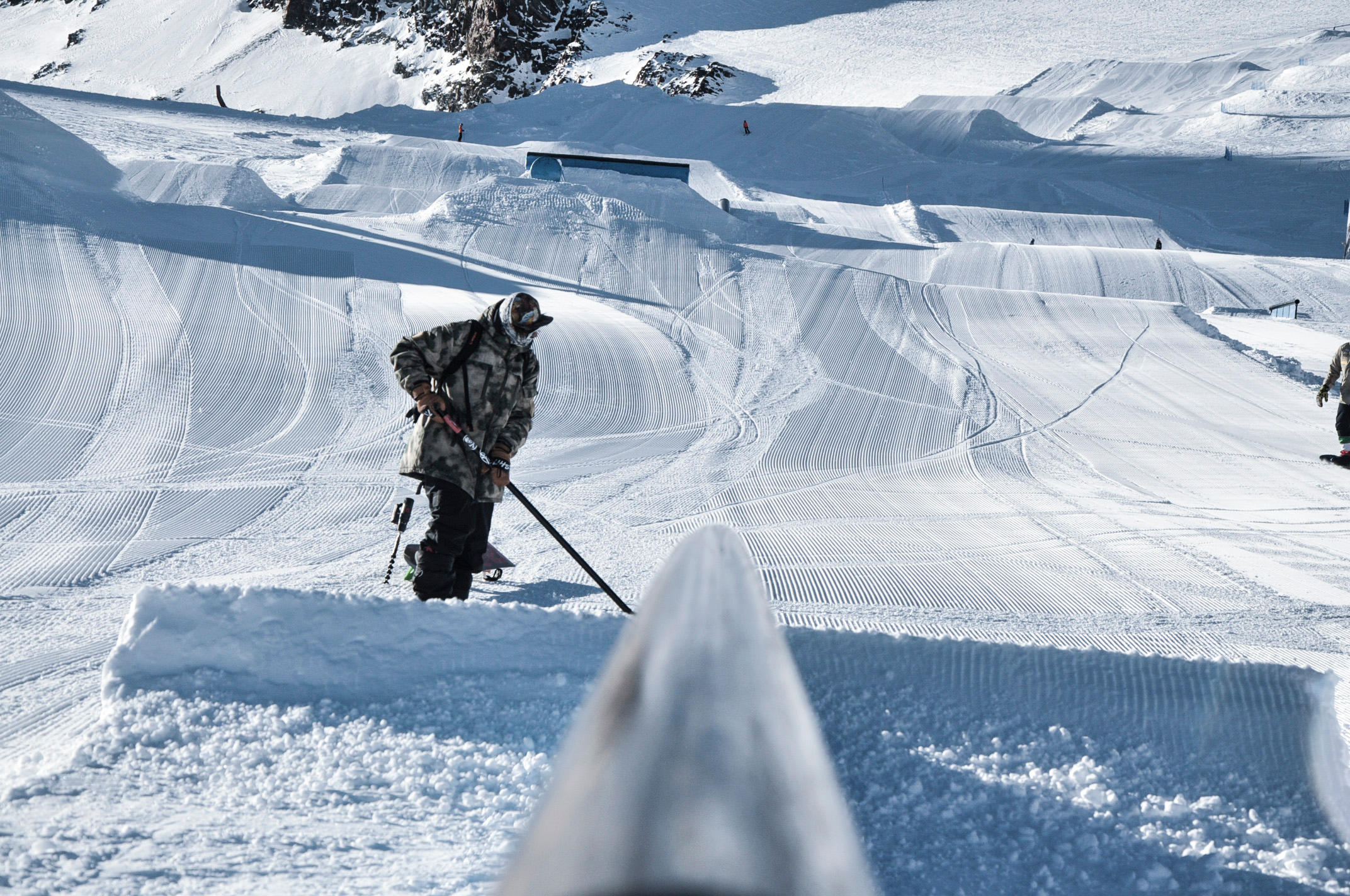 Snowpark Zermatt, Matterhorn glacier paradise in Zermatt