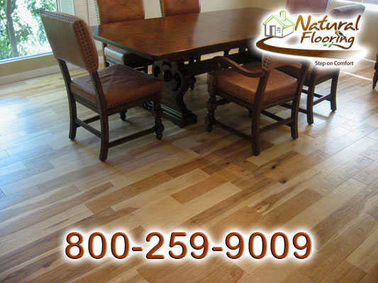 Hickory Natural Hand Distressed Wood Floor