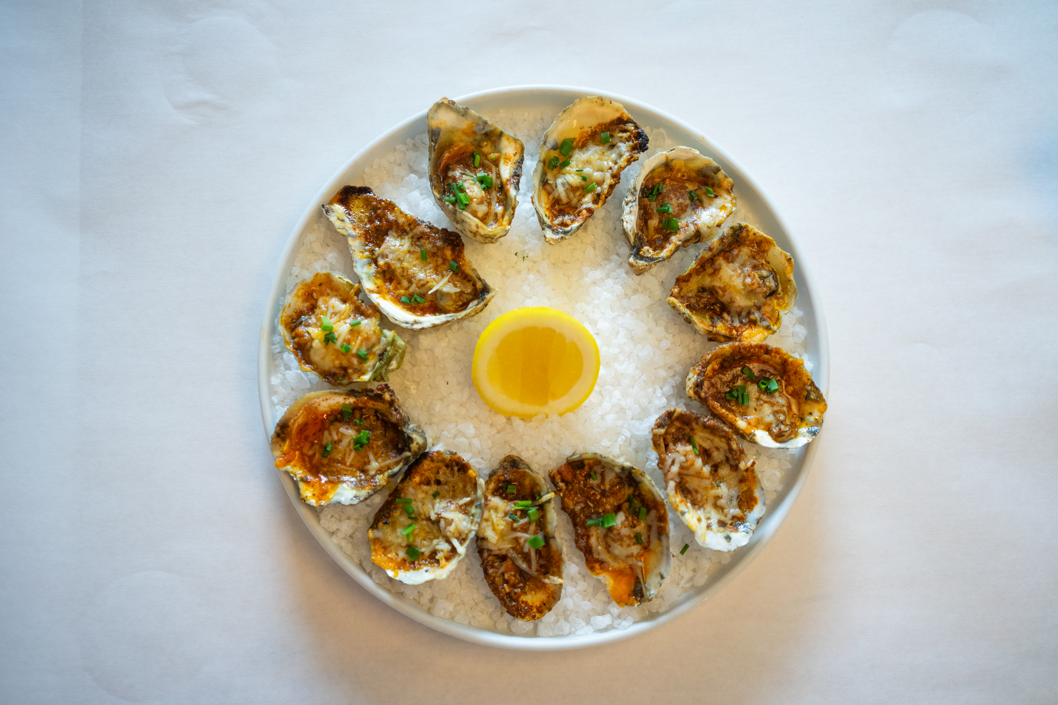 Chargrilled oyster platter