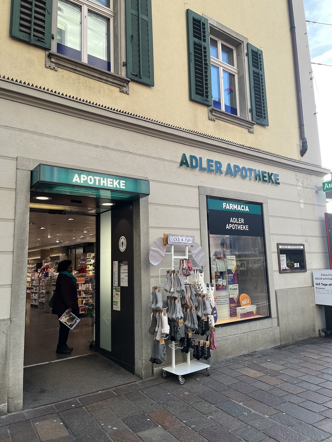 Amavita Adler Apotheke, Untertor 39 in Winterthur