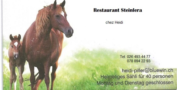 Restaurant Steinlera, Steinlera 2 in Düdingen