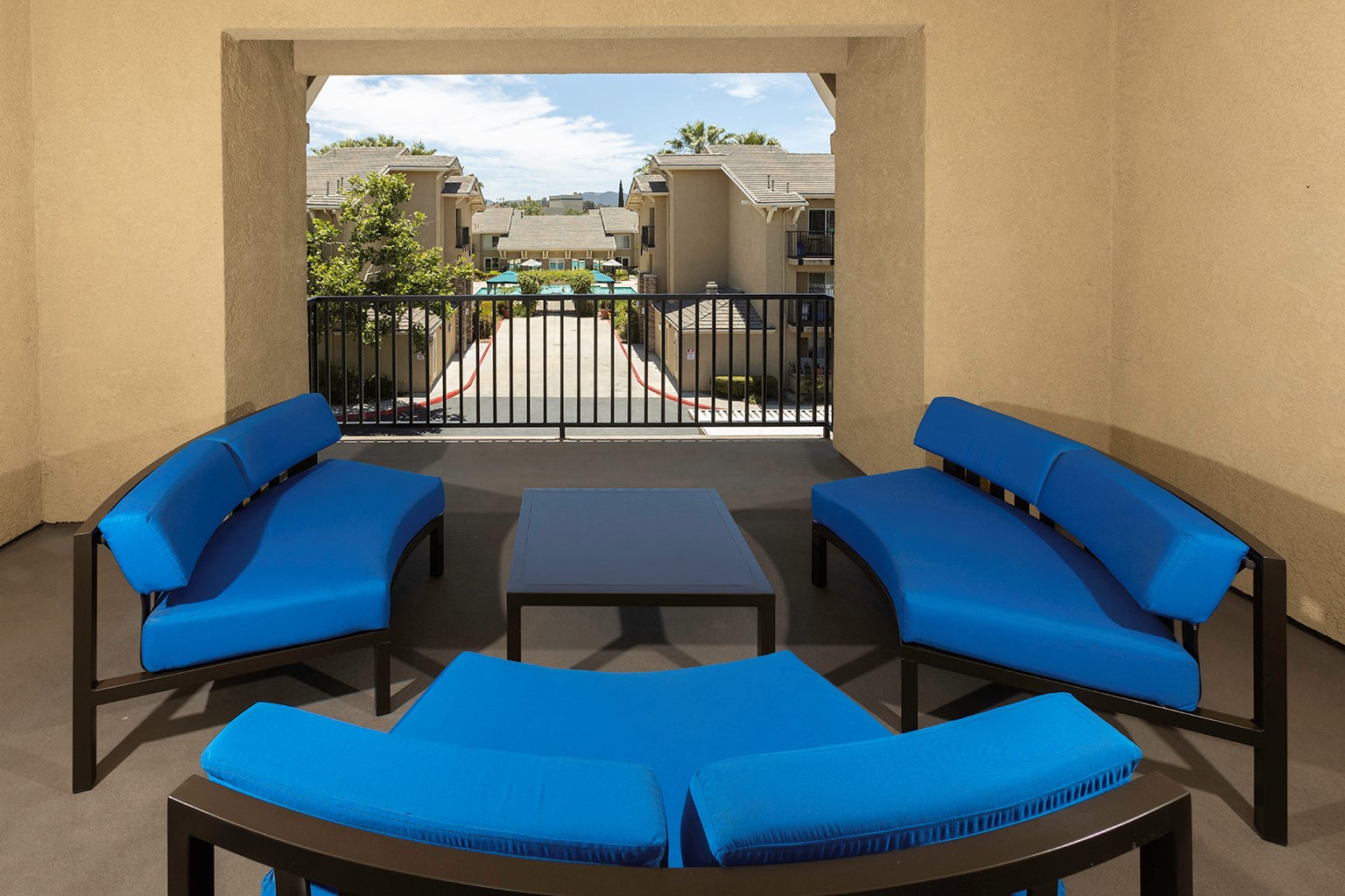 Deck Patio Seating Area 