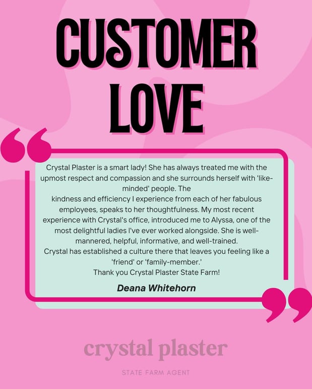Images Crystal Plaster - State Farm Insurance Agent