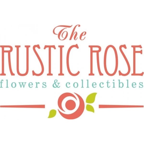 The Rustic Rose Flowers Logo
