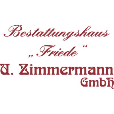 U. Zimmermann GmbH Bestattungshaus Friede in Zittau - Logo