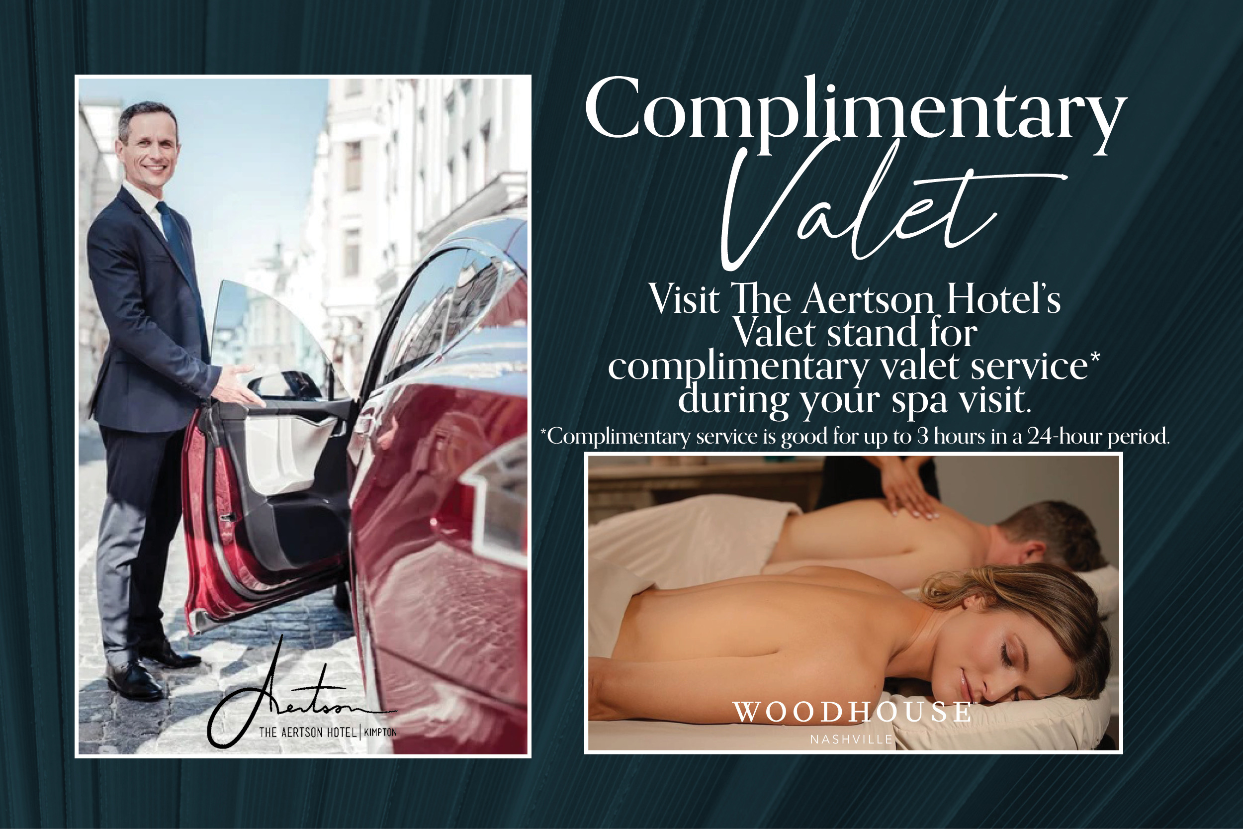 Complimentary Valet Parking