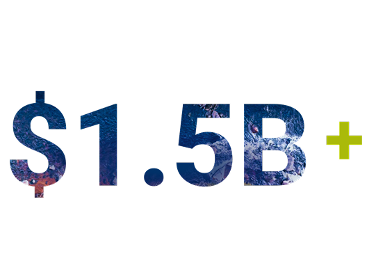 $1.5 billion plus.