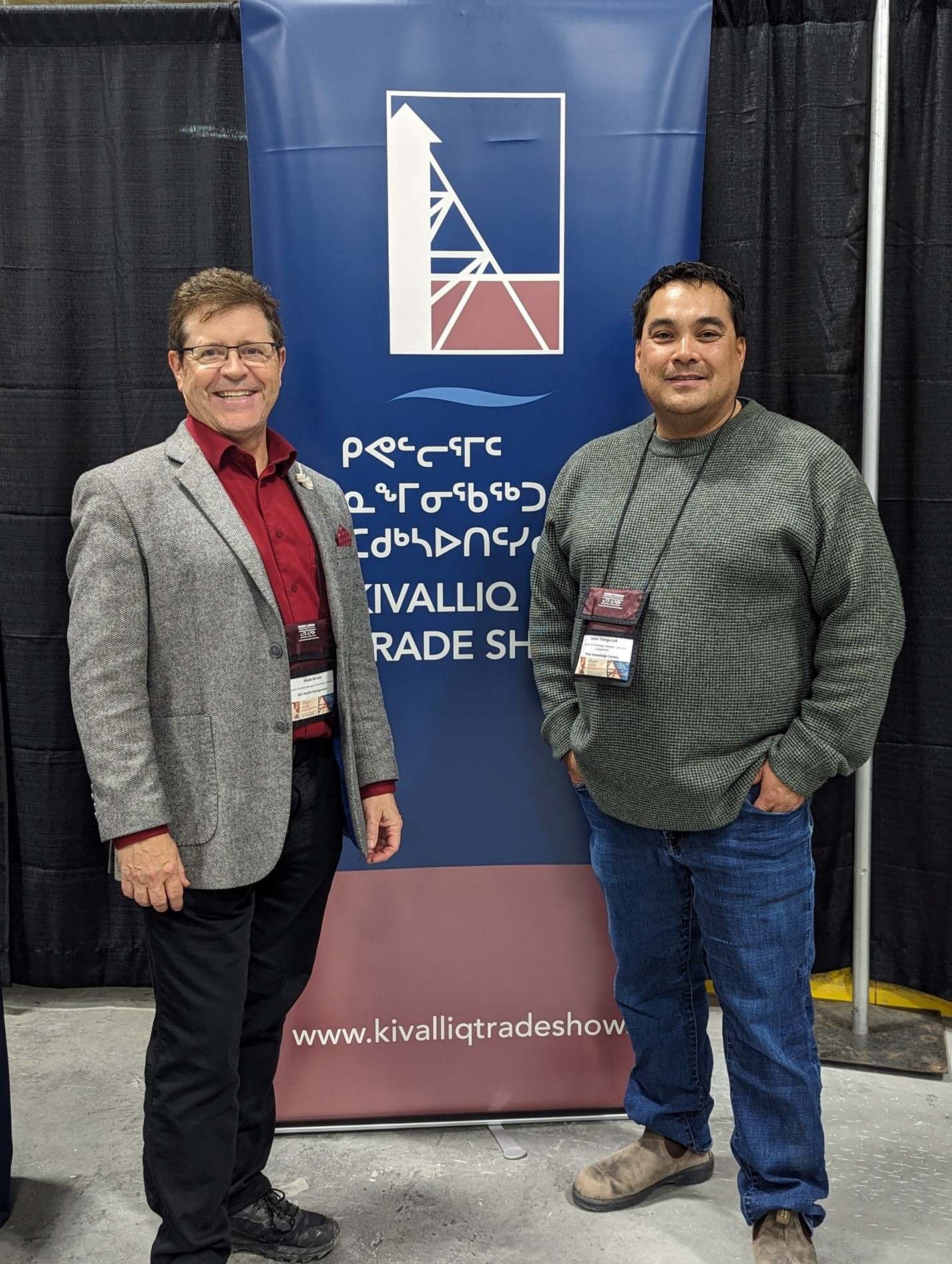 Left to right Wade, Jason Tologanak from Polar Knowledge Canada.jpg