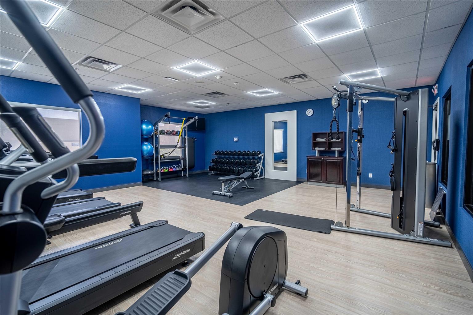 Health club  fitness center  gym 