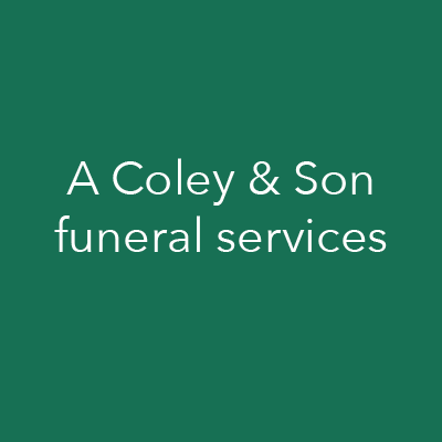 Funeral Director A Coley & Son funeral services Peterborough 01733 211968