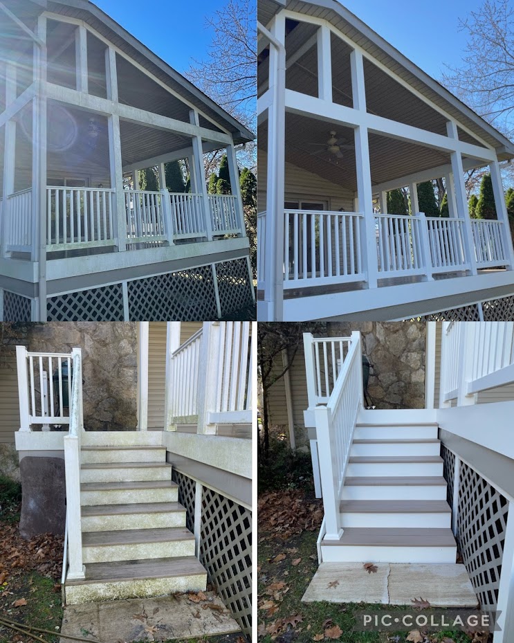 Deck washing in Worthington Ohio