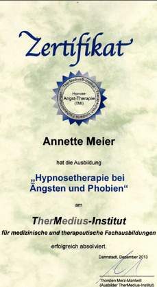 Bilder Hypnosepraxis Annette Meier