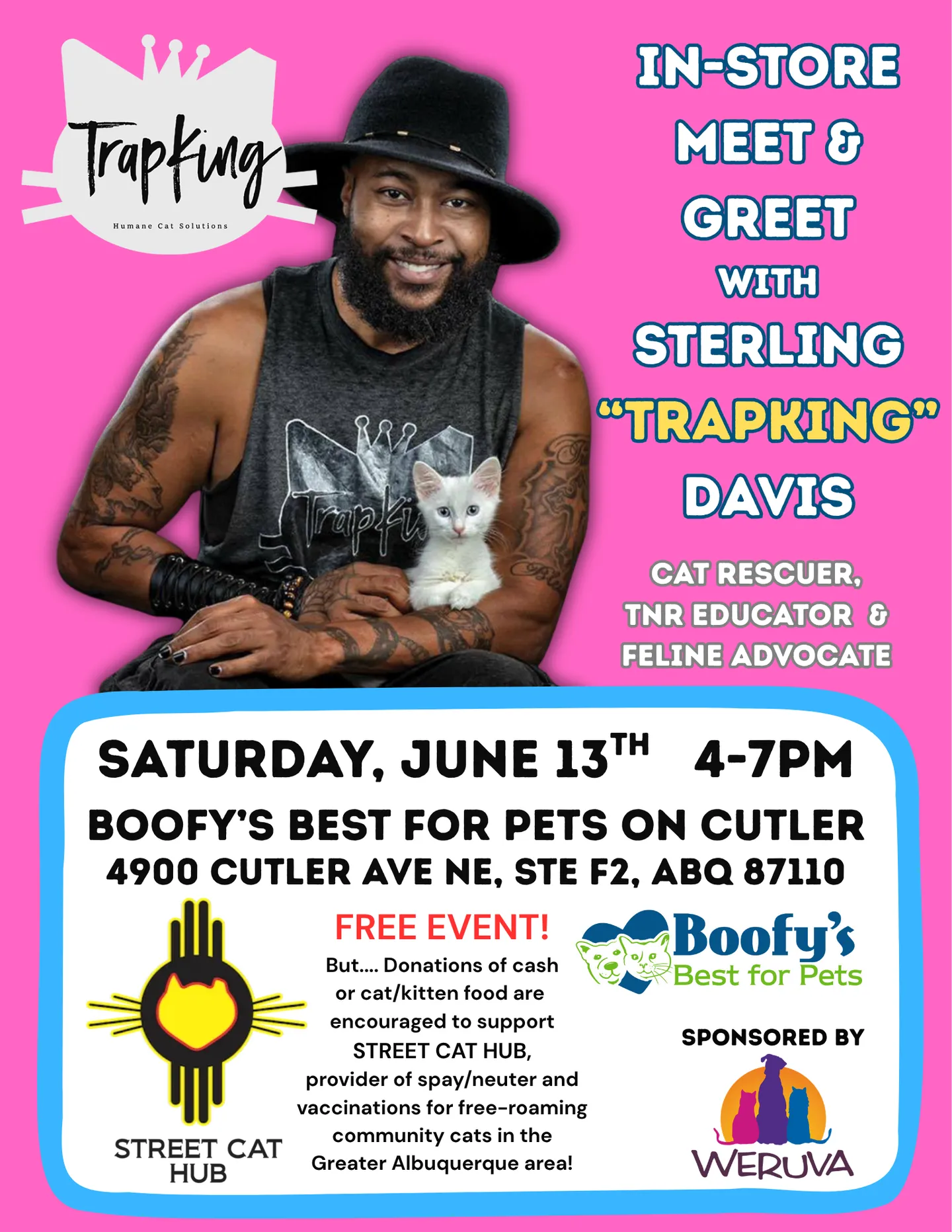 Image of Local Pet Event Sterling "TrapKing" Davis In-Store Meet & Greet (Cutler) Nearby