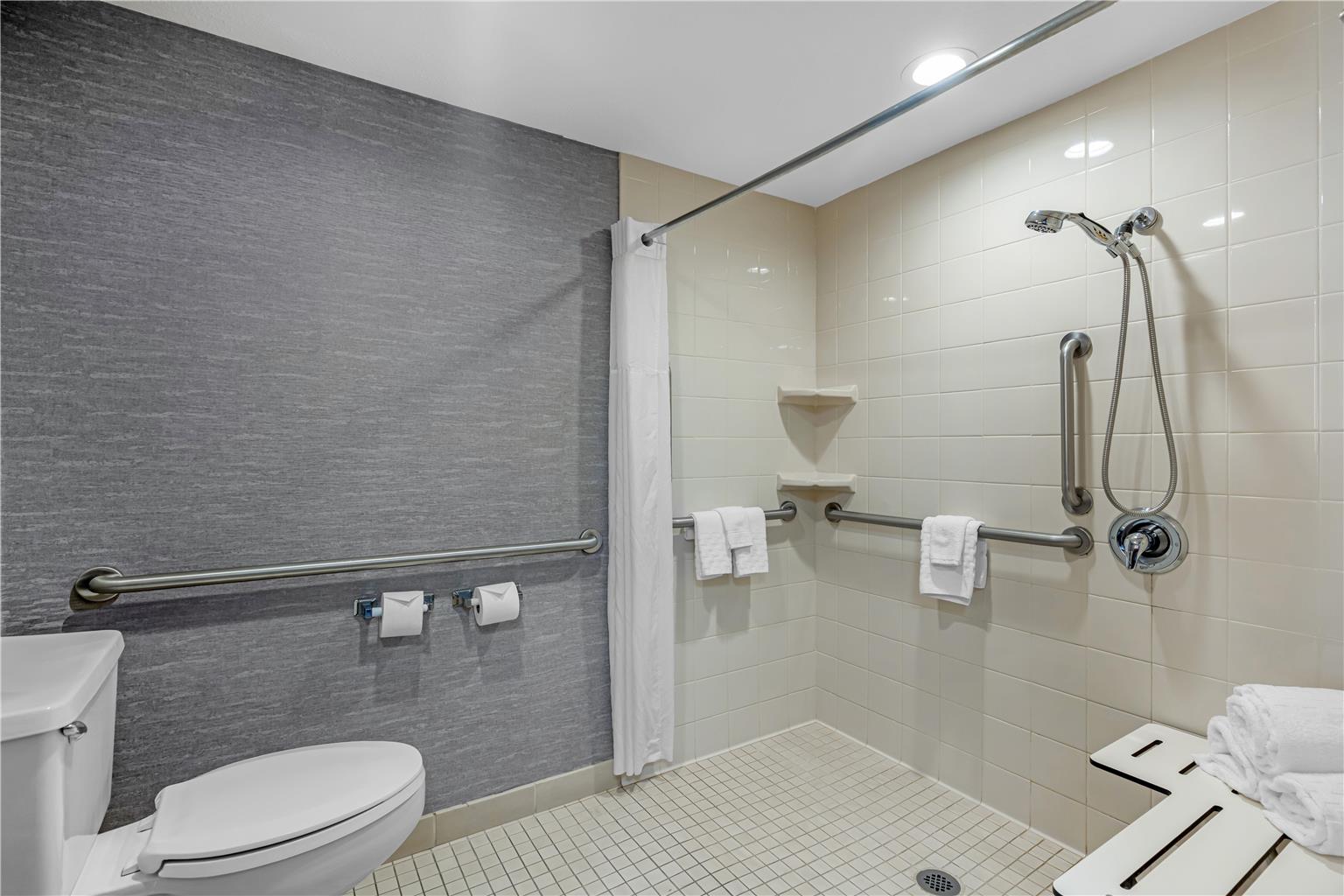 ADA - 1 King Bed w/ Roll In Shower