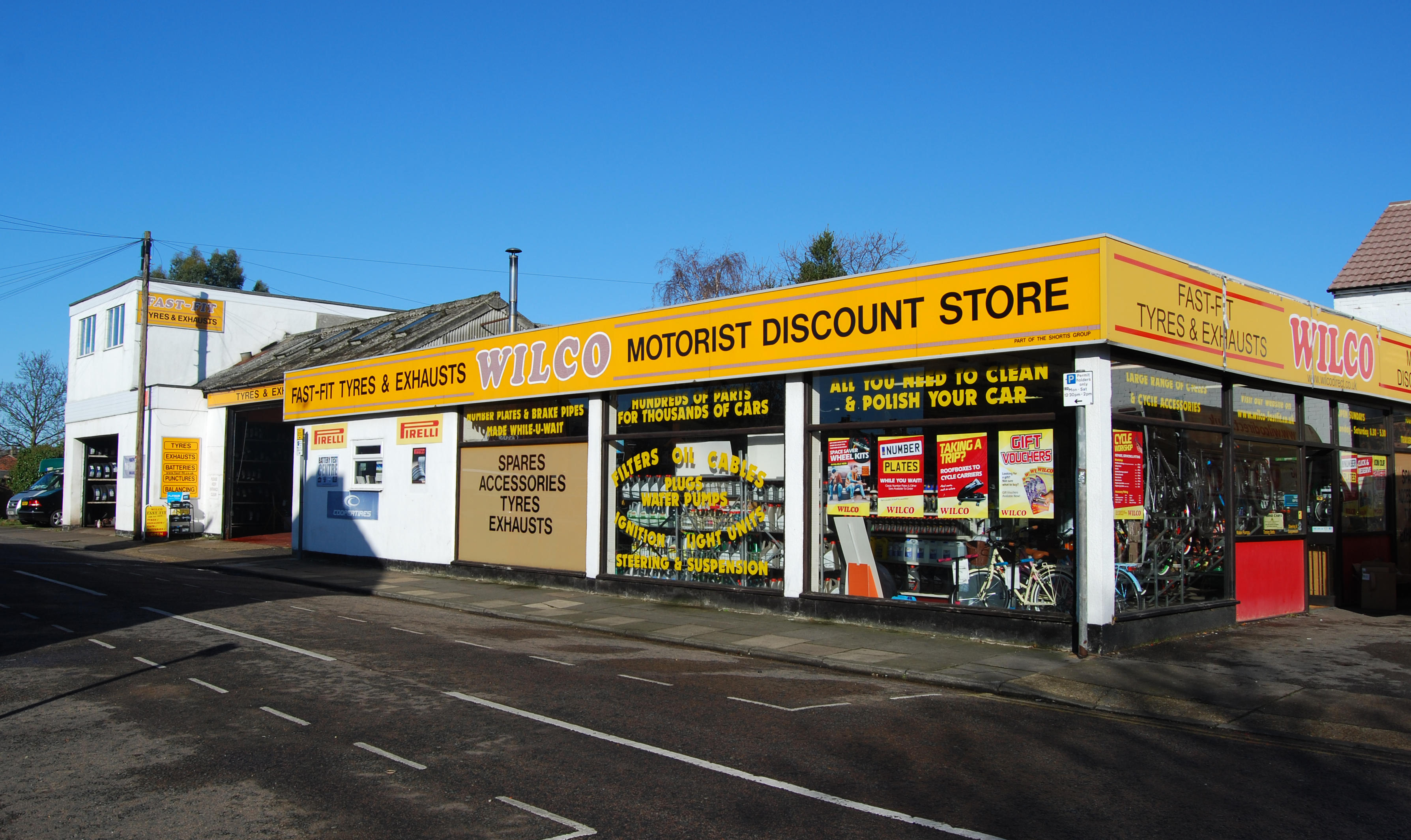 Outside Colchester branch of Wilco Motor Spares Wilco Motor Spares Colchester 01206 764474