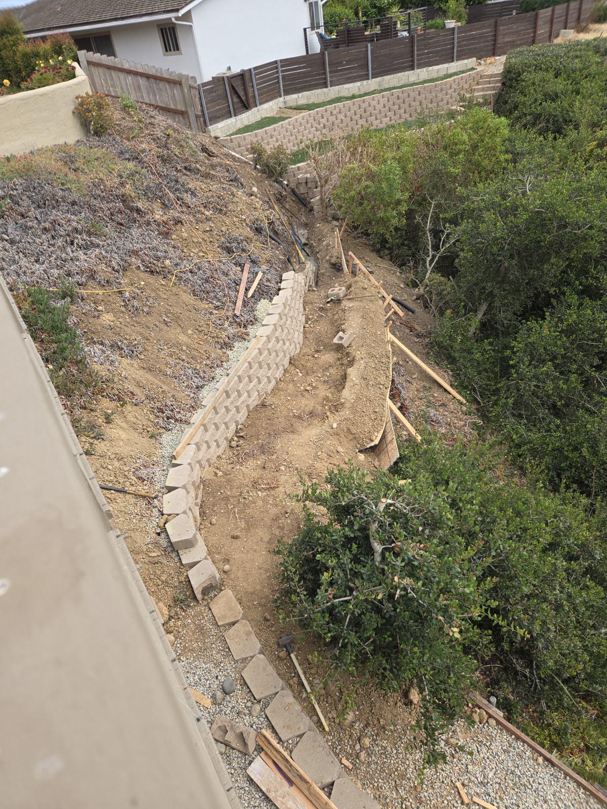 Retaining Wall Construction-Antonio's Landscaping and Tree Services 