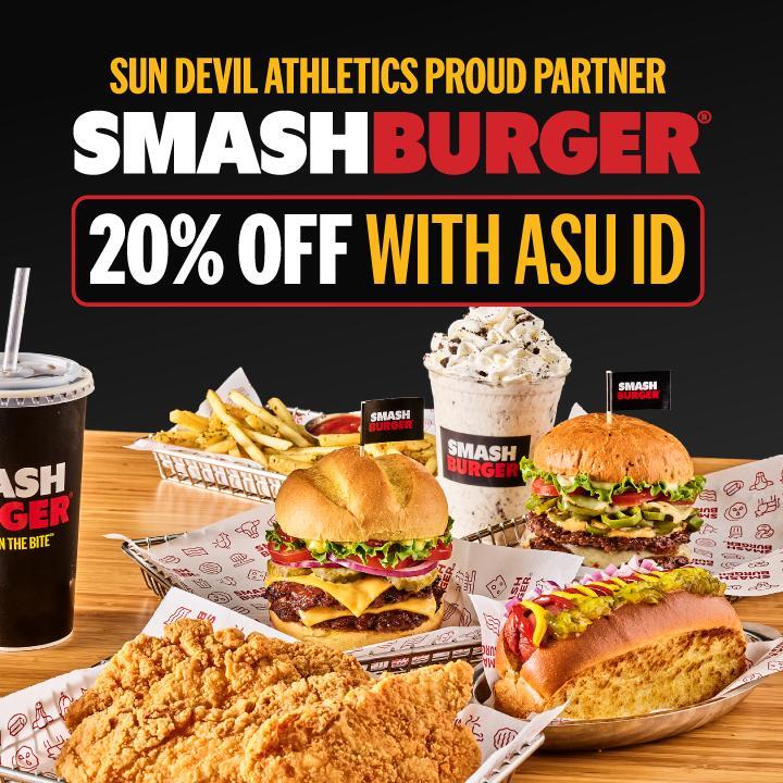 Score 20% off your Smashburger order in-store every time the Sun Devil defense sacks the quarterback 