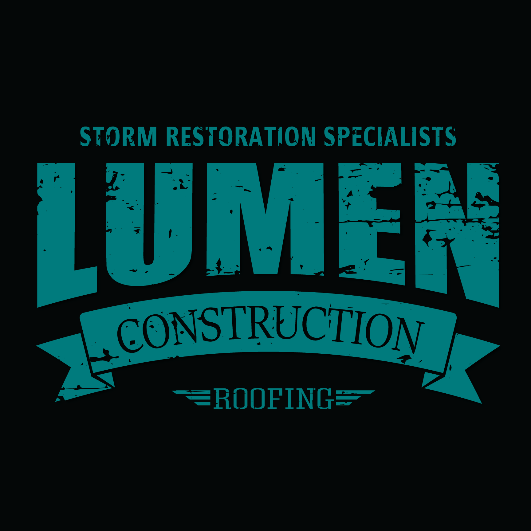 Lumen Construction - Roofing Logo