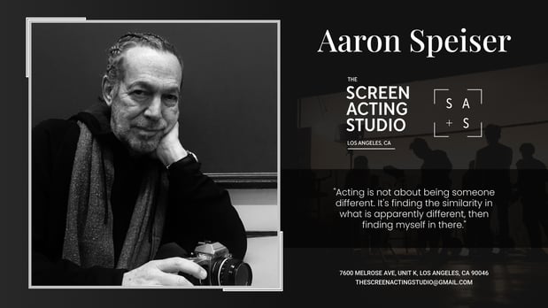 Images Aaron Speiser - The Screen Acting Studio