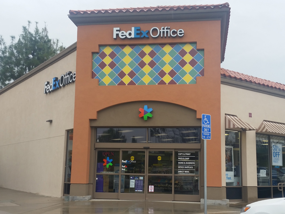 Exterior photo of FedEx Office location at 23305 Mulholland Dr\t Print quickly and easily in the self-service area at the FedEx Office location 23305 Mulholland Dr from email, USB, or the cloud\t FedEx Office Print & Go near 23305 Mulholland Dr\t Shipping boxes and packing services available at FedEx Office 23305 Mulholland Dr\t Get banners, signs, posters and prints at FedEx Office 23305 Mulholland Dr\t Full service printing and packing at FedEx Office 23305 Mulholland Dr\t Drop off FedEx packages near 23305 Mulholland Dr\t FedEx shipping near 23305 Mulholland Dr