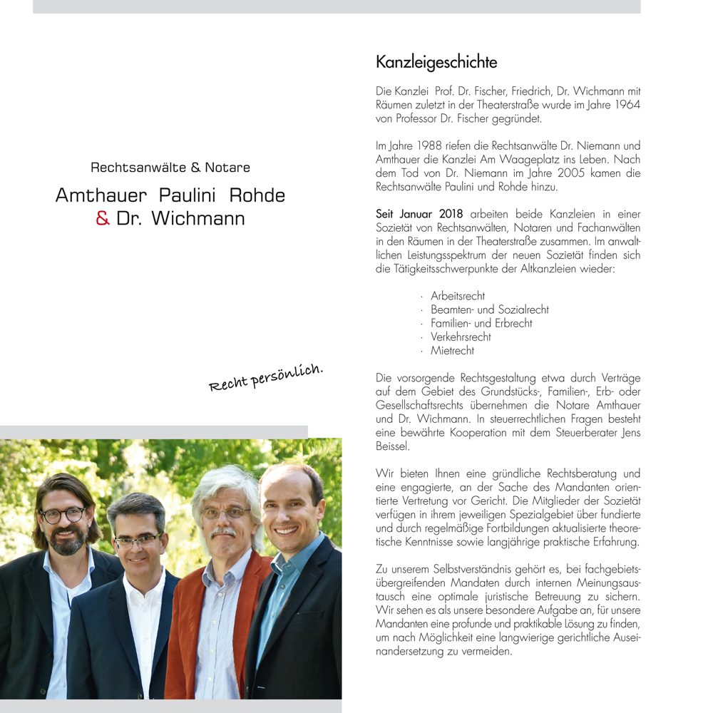 Dr. Wichmann Suthaus Rohde Paulini & Teupke Rechtsanwälte und Notar, Theaterstr. 5 in Göttingen