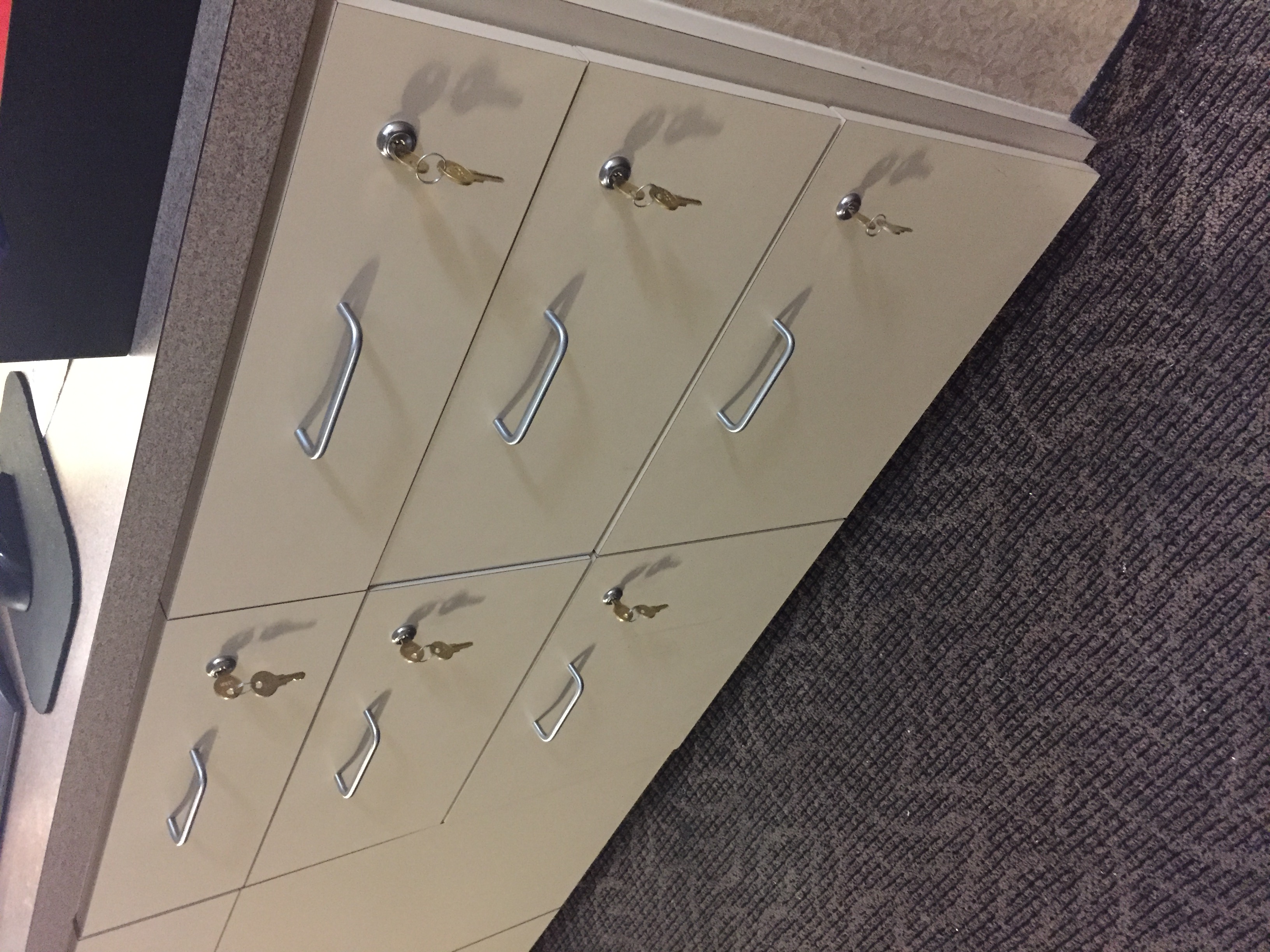 Commercial/ Medical Office Cabinet Lock Installation. 