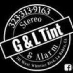G & L Tint  Stereo & Alarm Logo