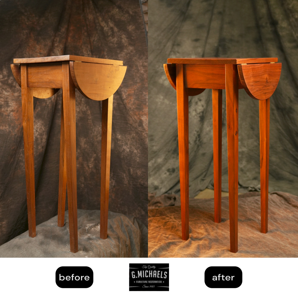 Side Table Repair and Refinish in Fort Collins