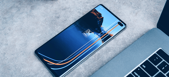 A cellphone displaying the RBC Mobile app.